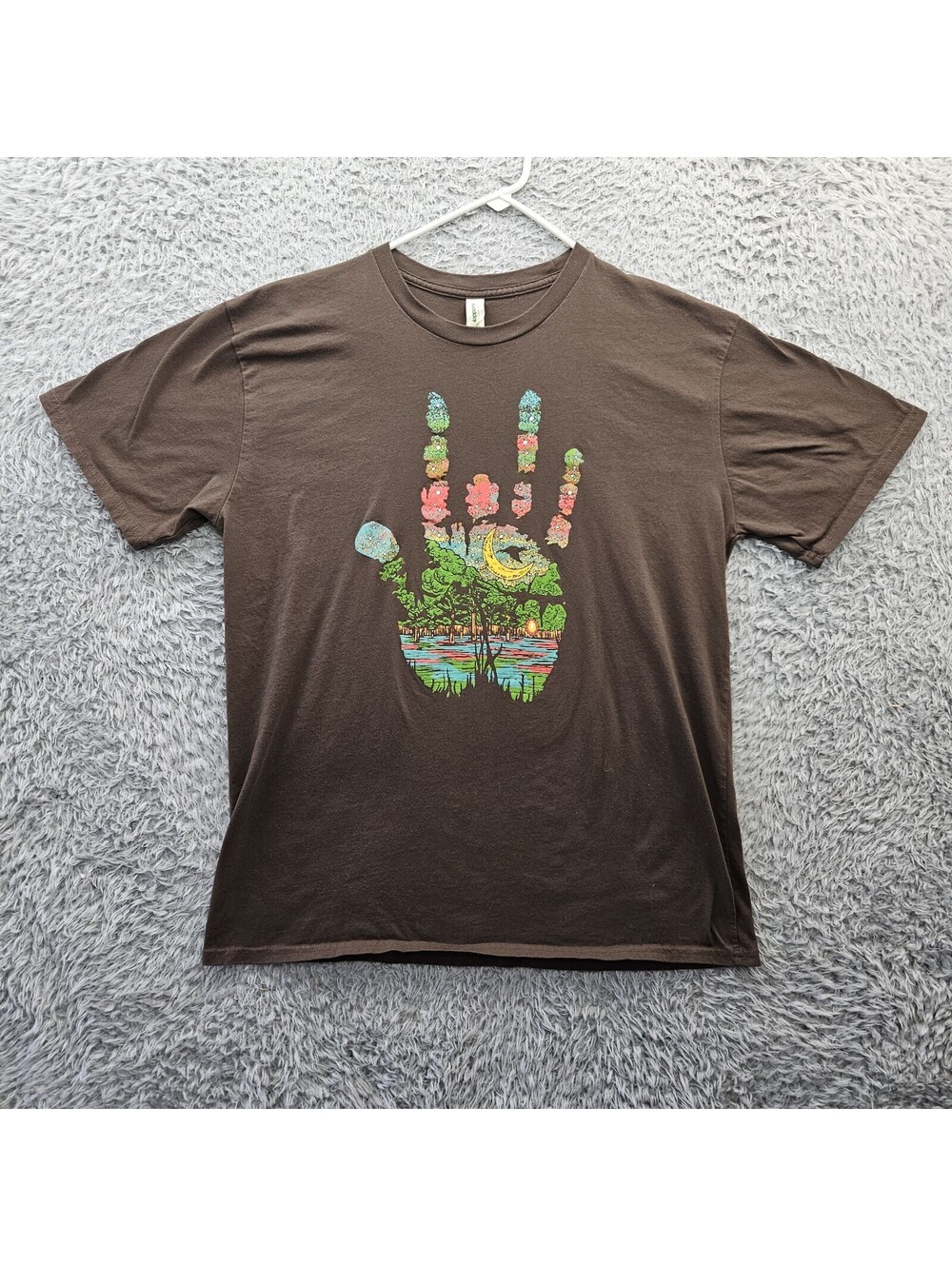 Vintage Jerry Garcia Grateful Dead T Shirt Hand XL Royal Apparel Made in USA